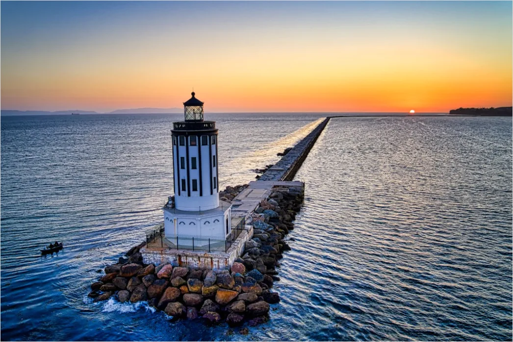 Detail Aerial Lighthouse From Above Number 3