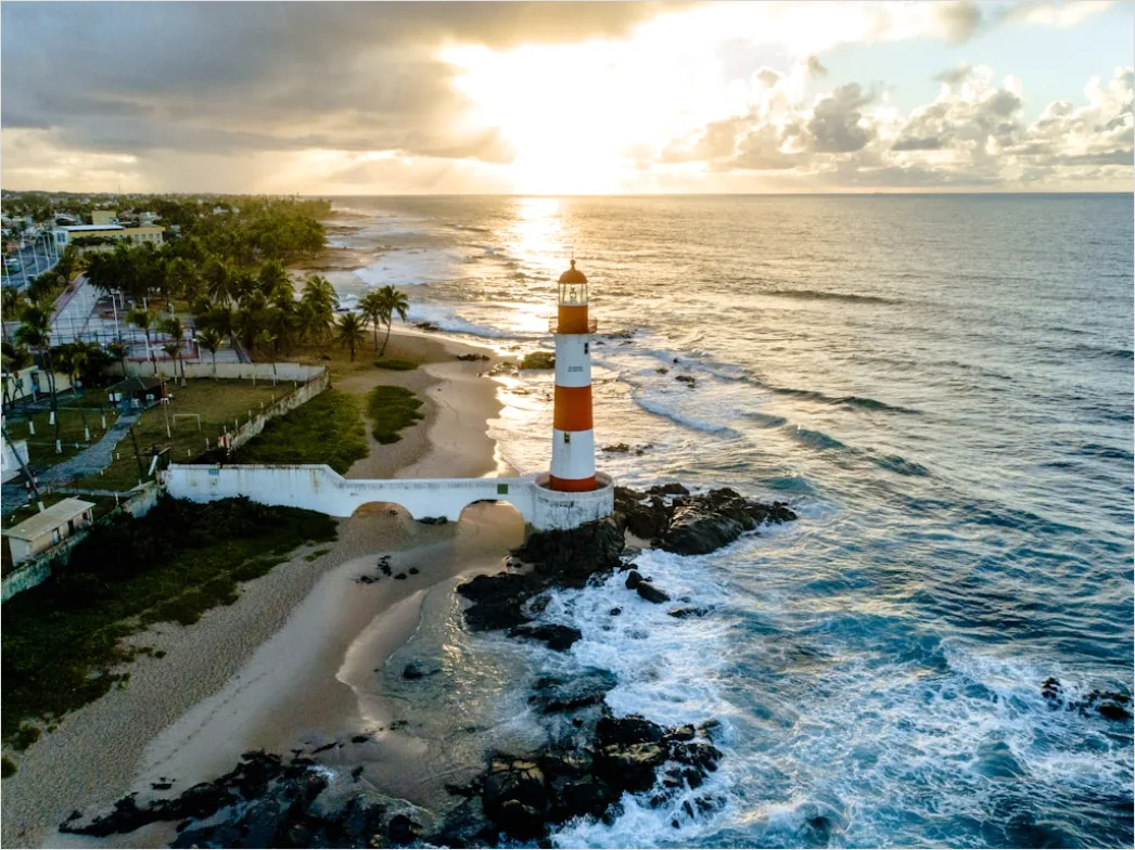Detail Aerial Lighthouse From Above Number 4