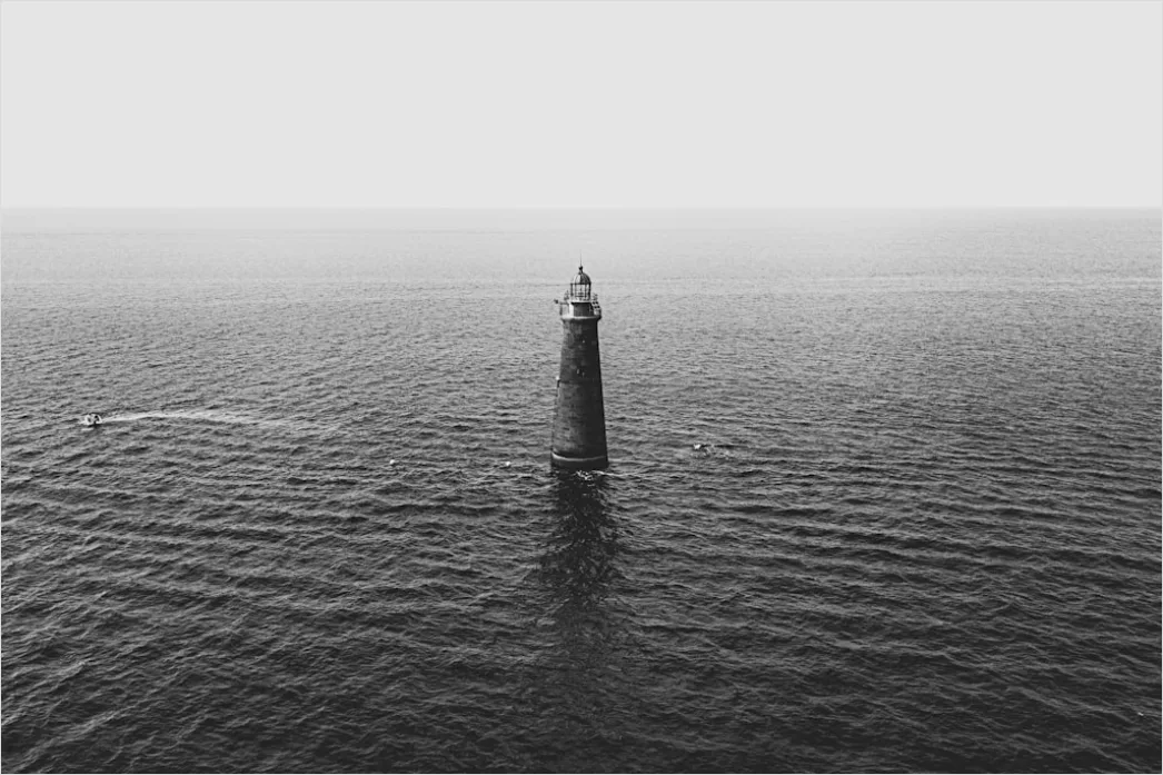 Detail Aerial Lighthouse From Above Number 5