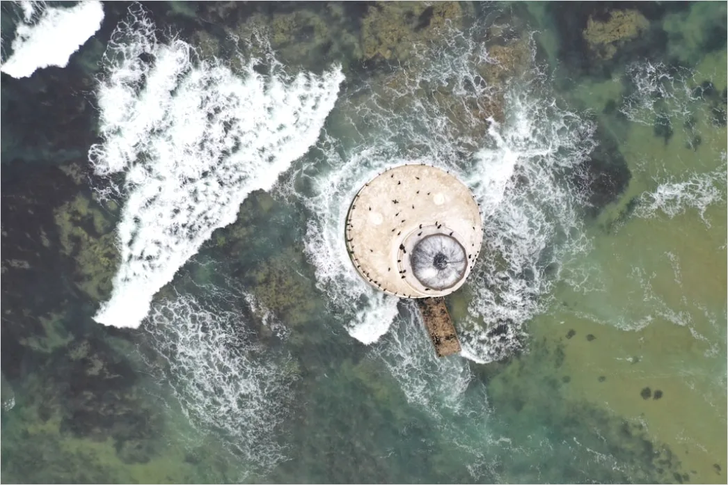 Detail Aerial Lighthouse From Above Number 6