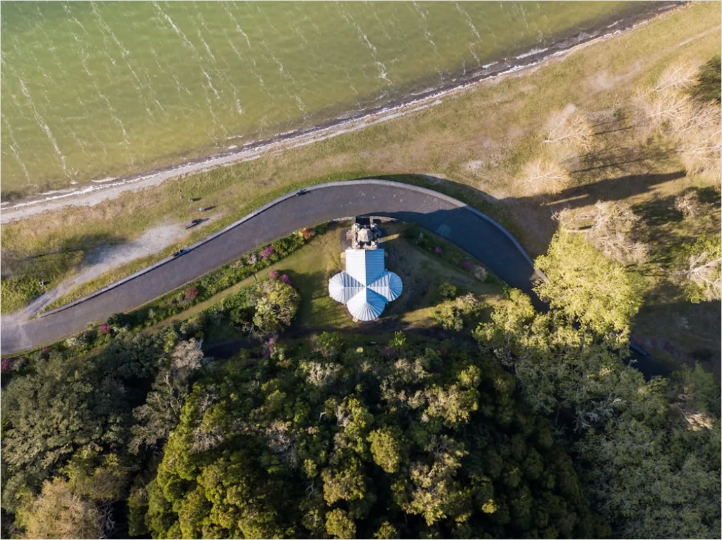 Detail Aerial Lighthouse From Above Number 7