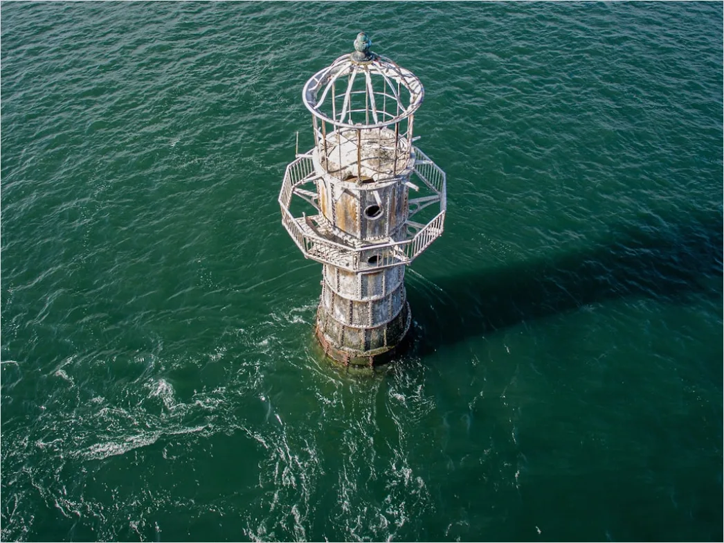Detail Aerial Lighthouse From Above Number 8