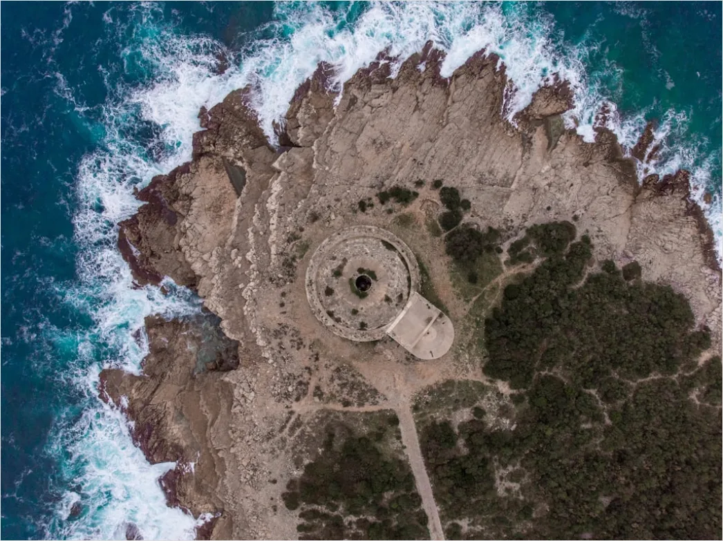 Detail Aerial Lighthouse From Above Number 9