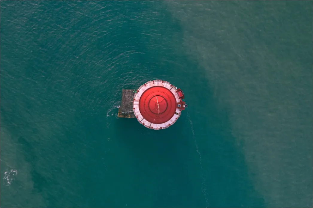 Detail Aerial Lighthouse From Above Number 10