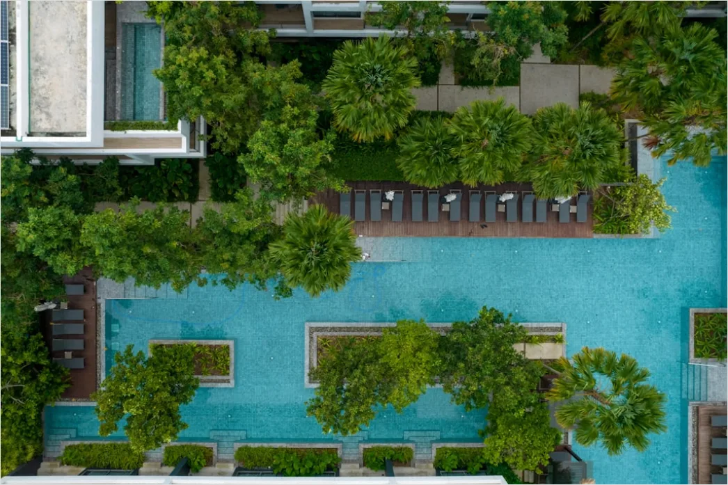 Detail Aerial Luxury Villa Number 12