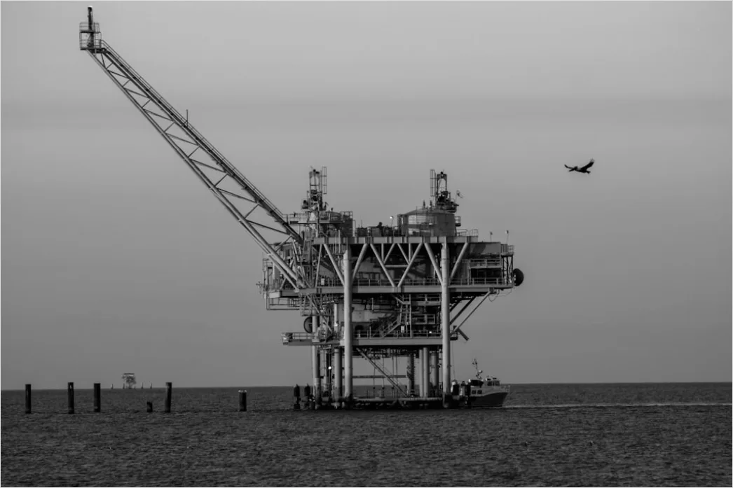 Detail Aerial Offshore Platforms Number 20