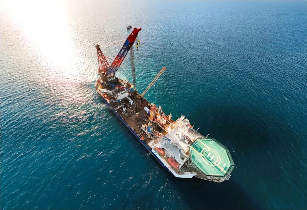 Detail Aerial Offshore Platforms Number 5