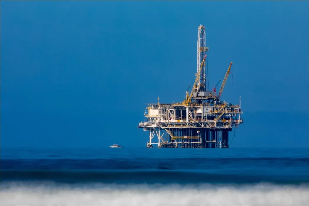 Detail Aerial Offshore Platforms Number 8