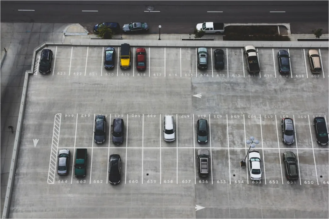 Aerial Parking Lot Full Fd69