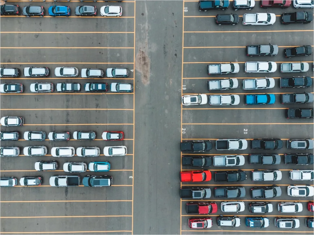Detail Aerial Parking Lot Full Number 13
