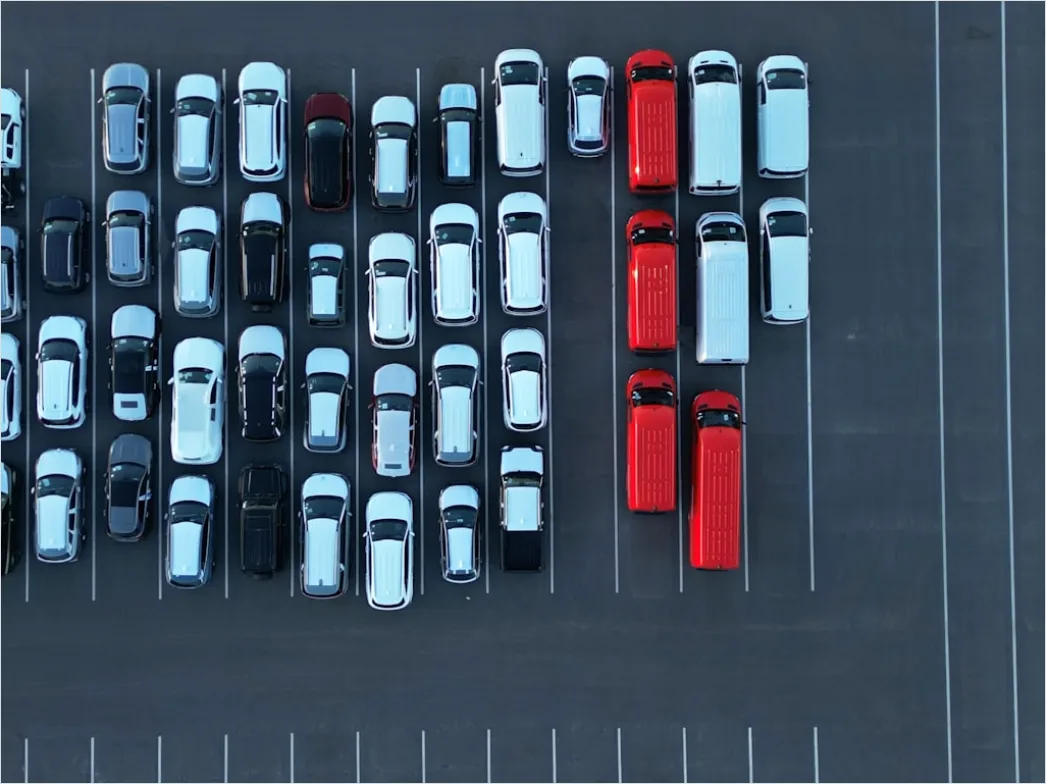 Detail Aerial Parking Lot Full Number 14