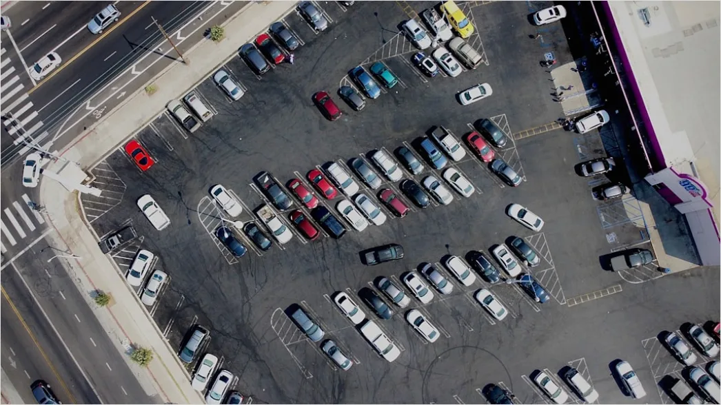 Detail Aerial Parking Lot Full Number 17
