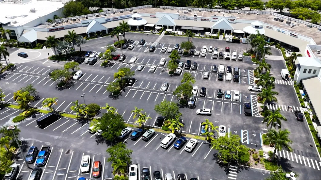 Detail Aerial Parking Lot Full Number 3