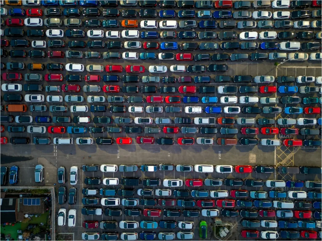 Detail Aerial Parking Lot Full Number 7