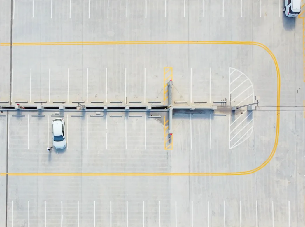 Detail Aerial Parking Lot Full Number 9