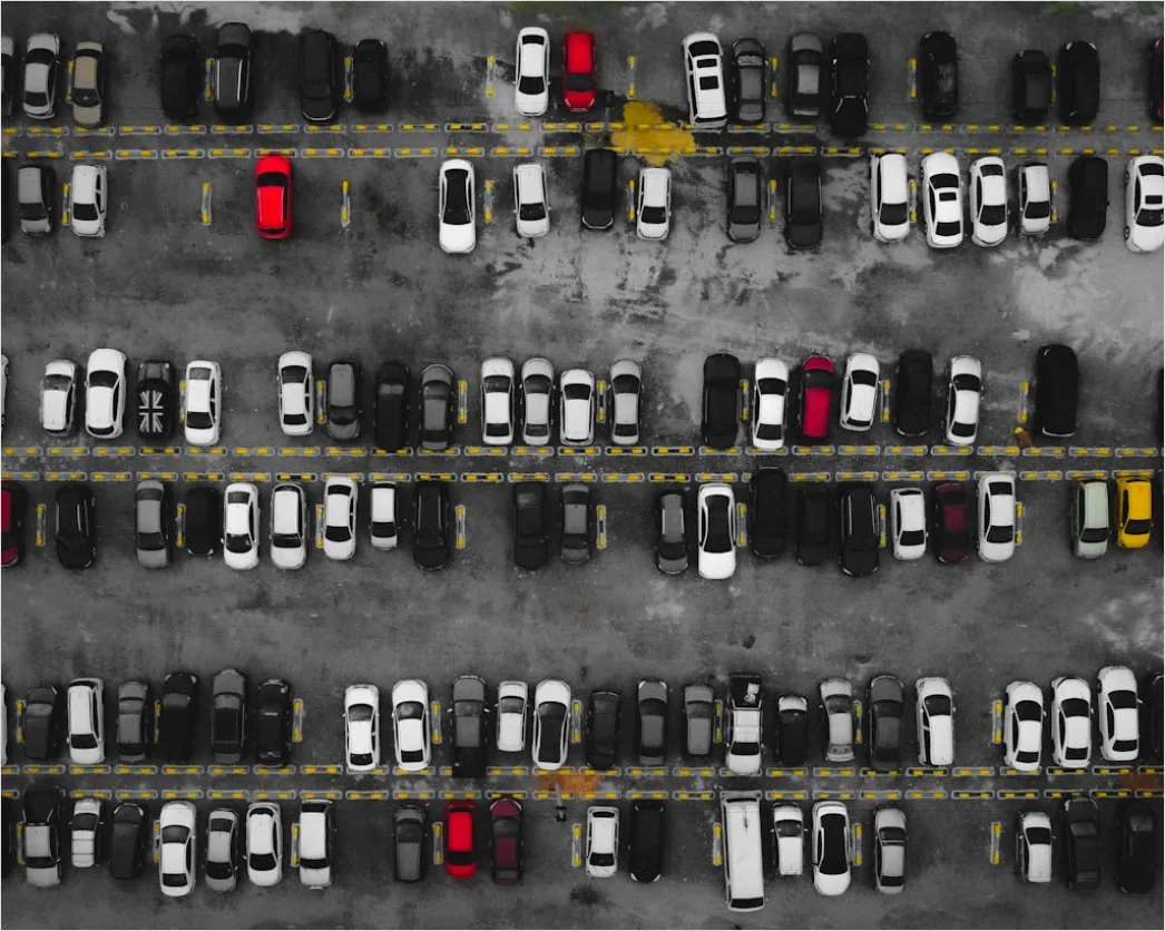 Detail Aerial Parking Lot Full Number 10