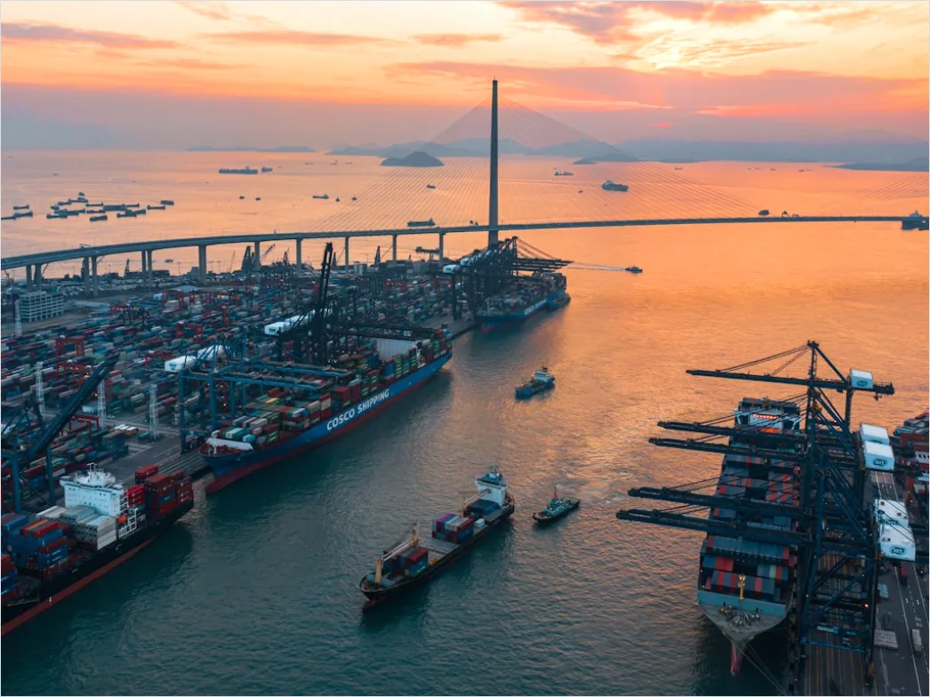Detail Aerial Port Container Terminal Number 14