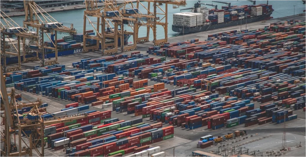 Detail Aerial Port Container Terminal Number 17