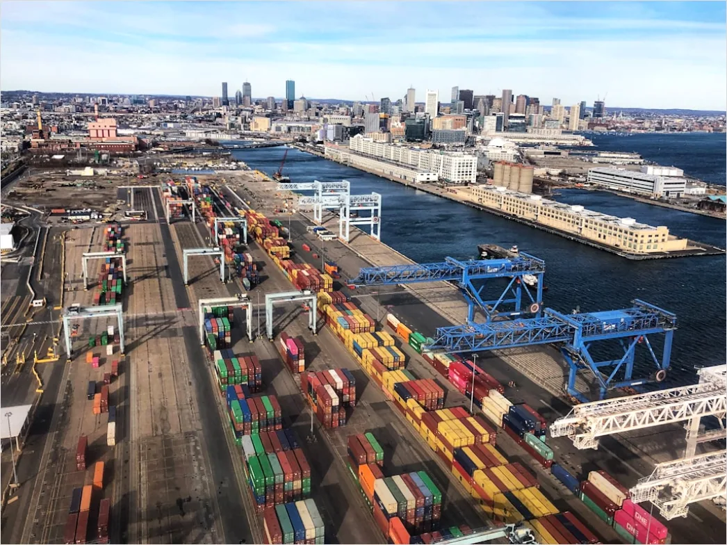 Detail Aerial Port Container Terminal Number 20