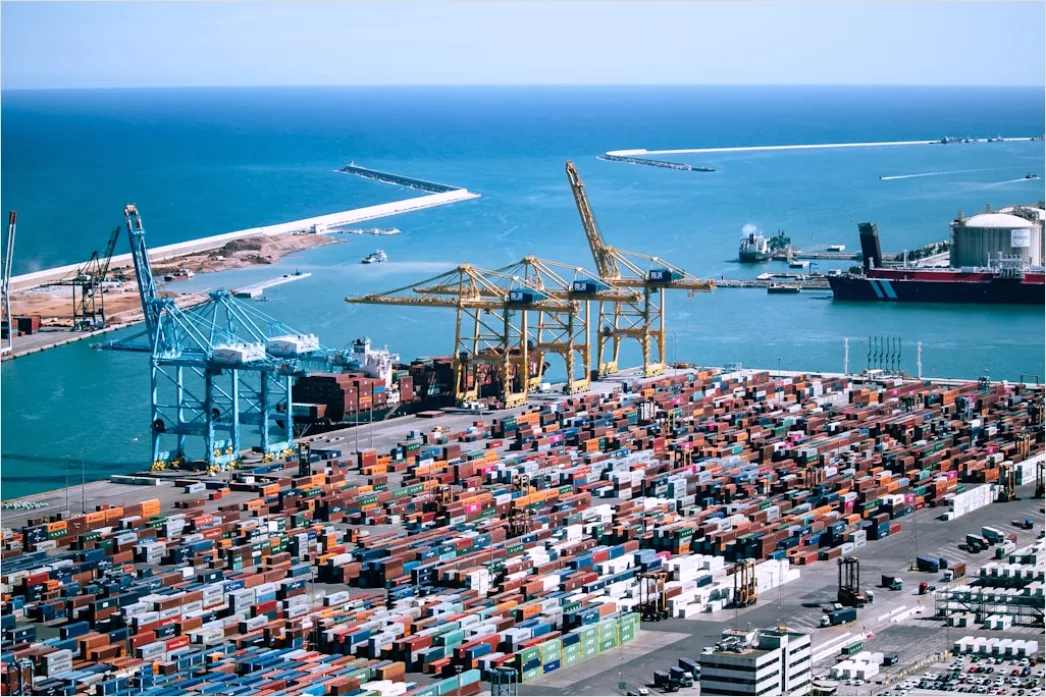 Detail Aerial Port Container Terminal Number 3
