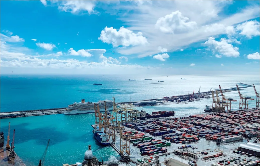 Detail Aerial Port Container Terminal Number 6