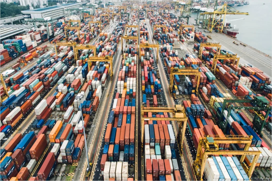 Detail Aerial Port Container Terminal Number 7