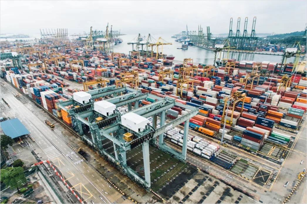 Detail Aerial Port Container Terminal Number 8