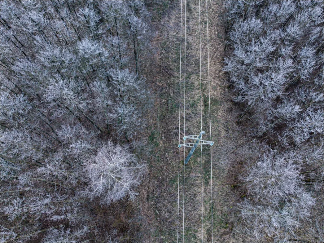 Detail Aerial Railway From Above Number 16