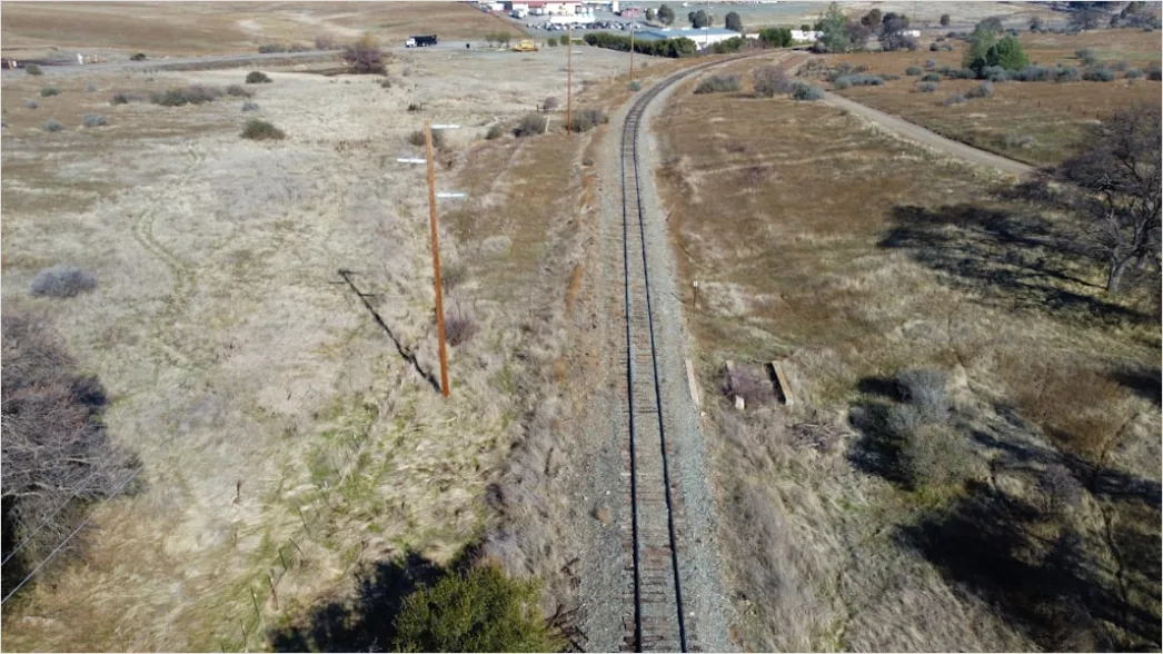 Detail Aerial Railway From Above Number 19