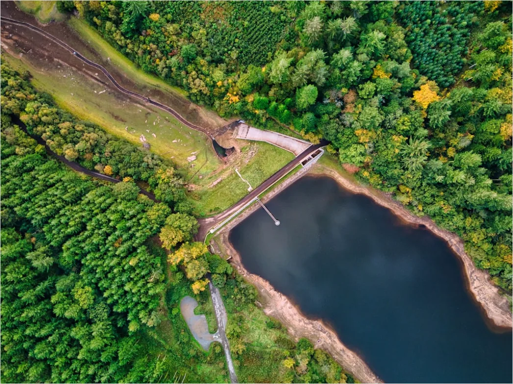 Detail Aerial Reservoir Aerial View Number 6