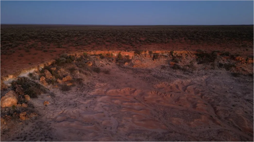 Detail Aerial Rocky Desert Landscape Number 14