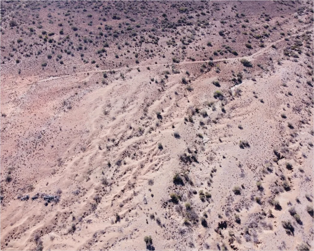 Detail Aerial Rocky Desert Landscape Number 20
