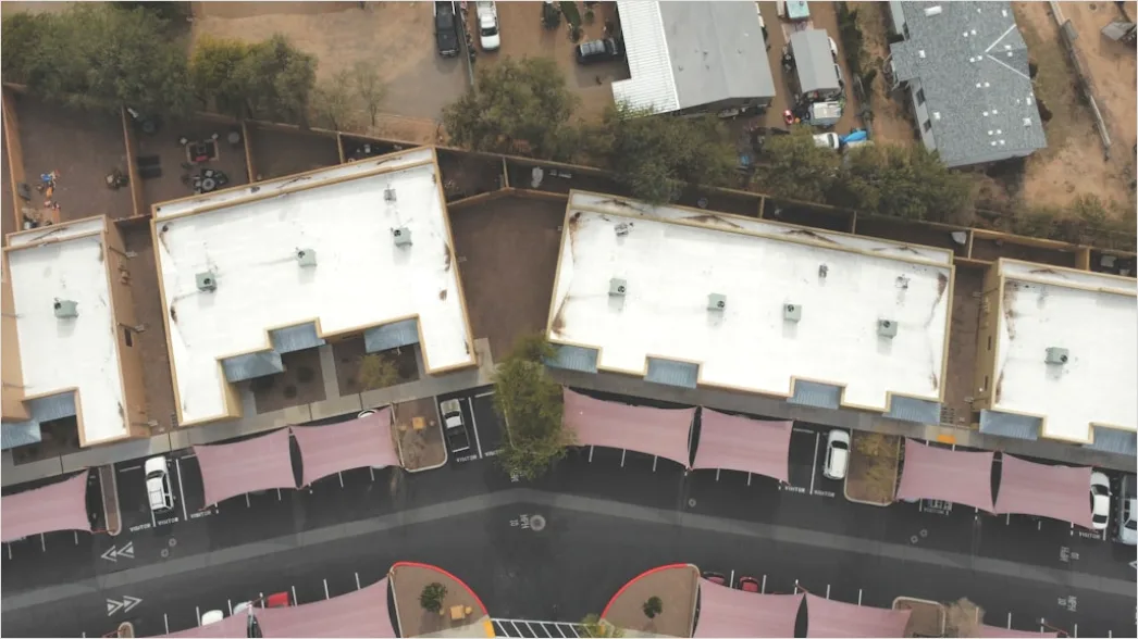 Detail Aerial Rooftop Texture Number 15