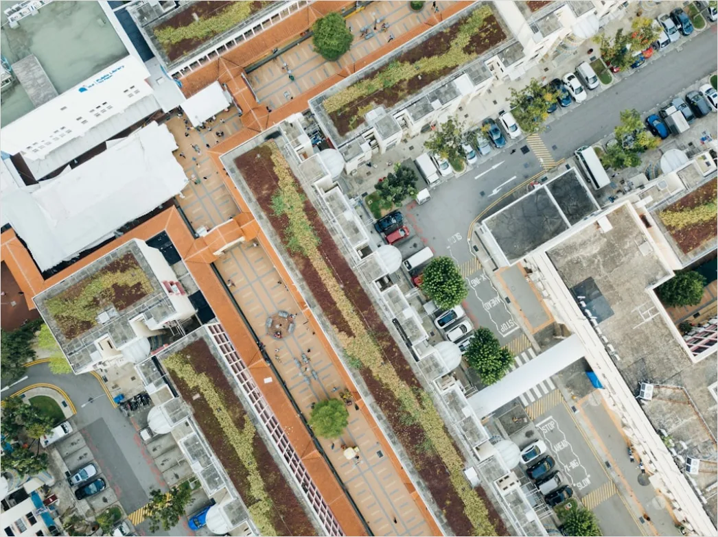Detail Aerial Rooftop Texture Number 20