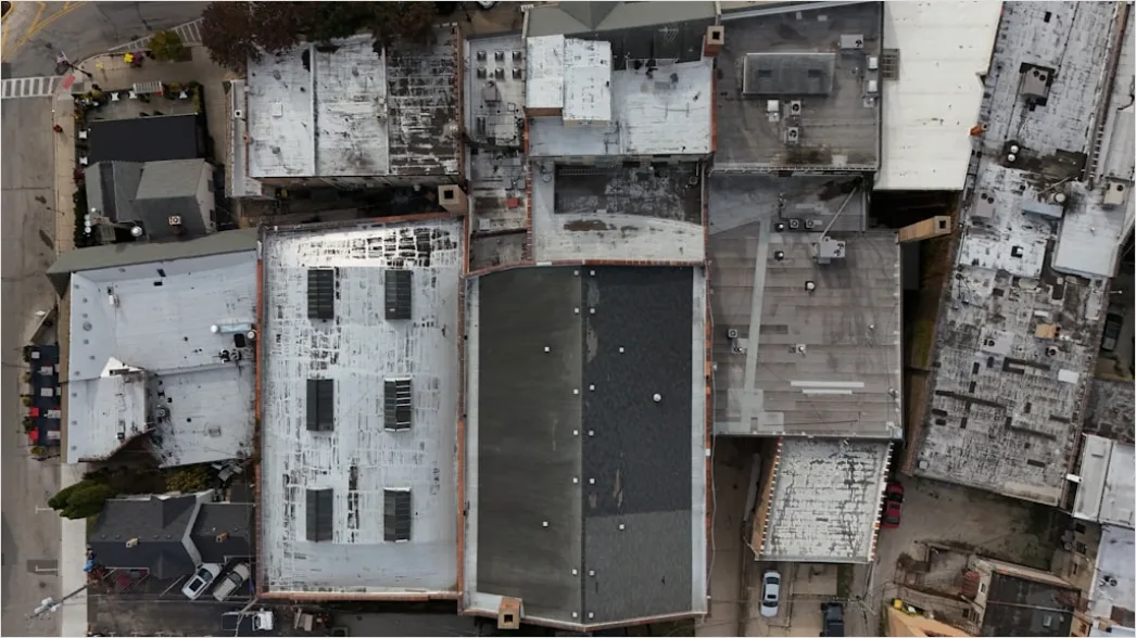 Detail Aerial Rooftop Texture Number 6