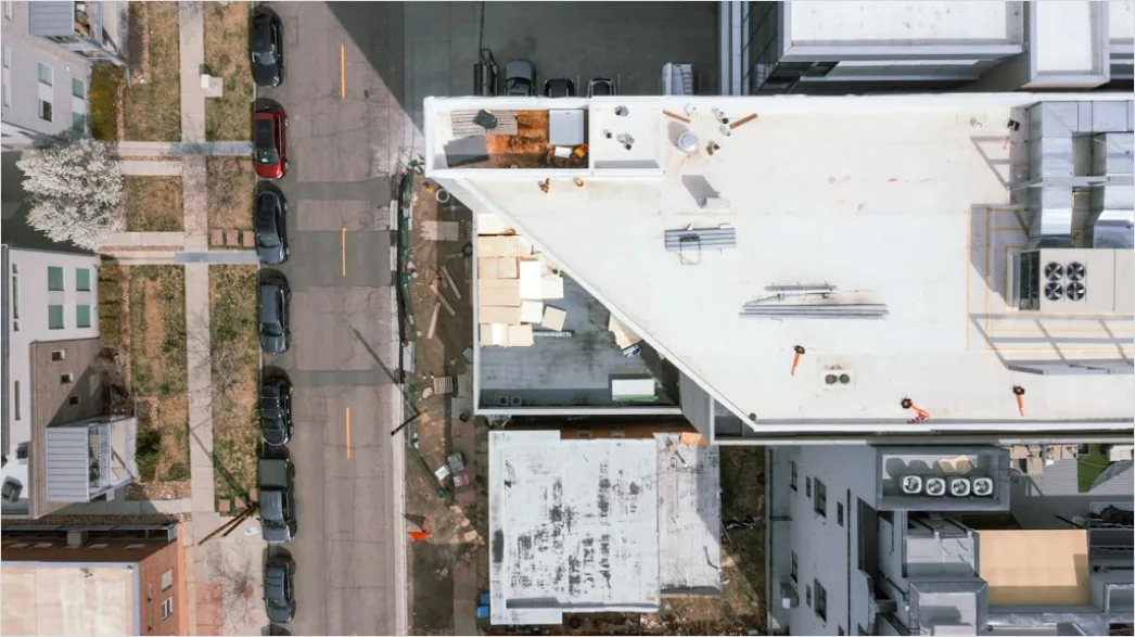 Detail Aerial Rooftop Texture Number 8