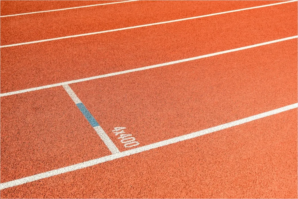 Detail Aerial Runners Track Stadium Number 16