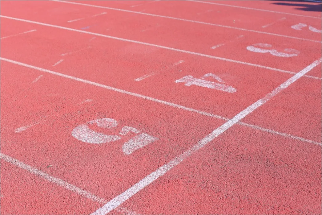 Detail Aerial Runners Track Stadium Number 17