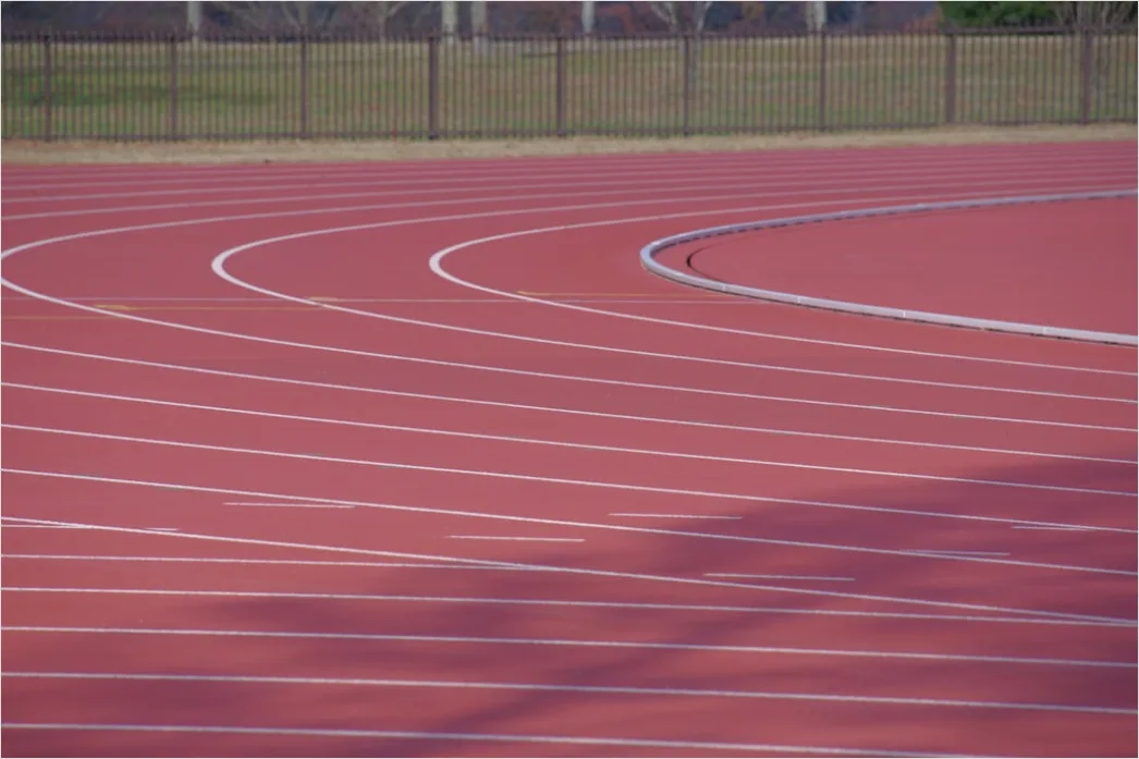 Detail Aerial Runners Track Stadium Number 20