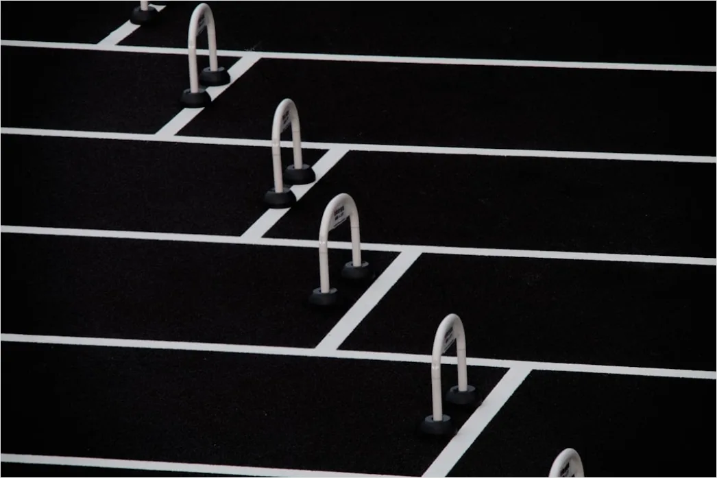 Detail Aerial Runners Track Stadium Number 10