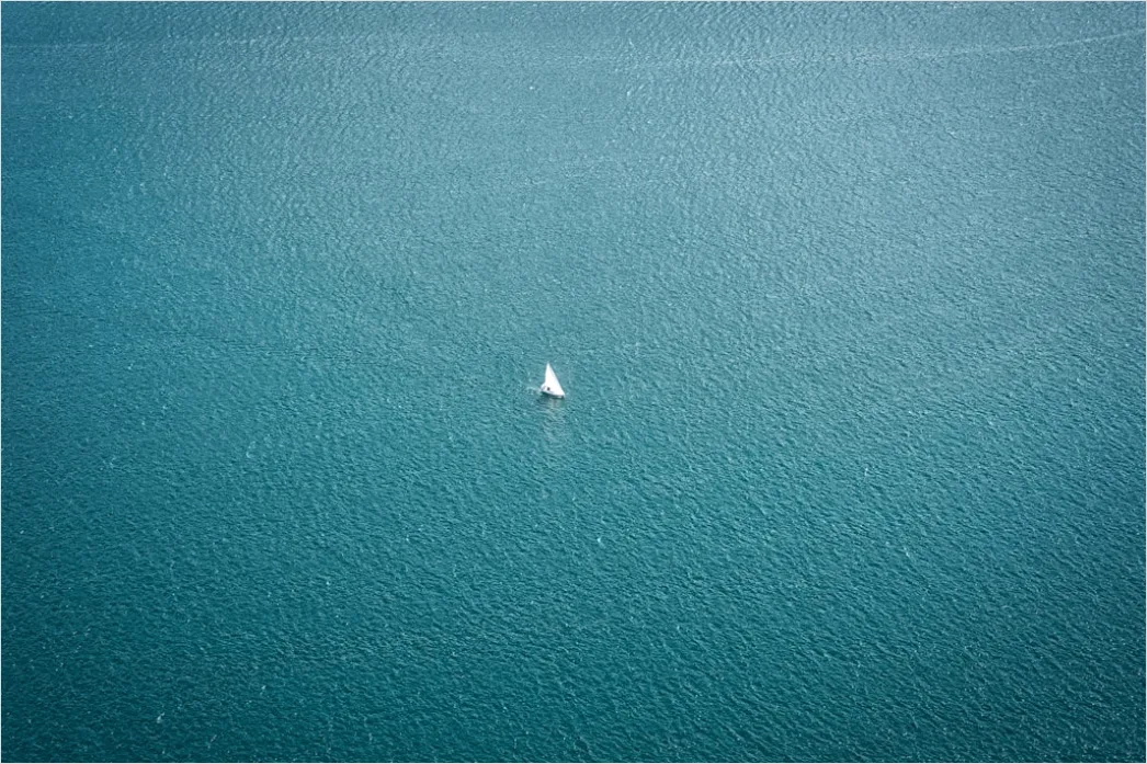 Detail Aerial Sailboat From Above Number 19