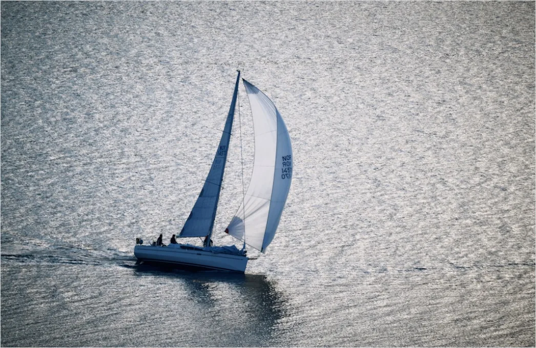 Detail Aerial Sailboat From Above Number 9