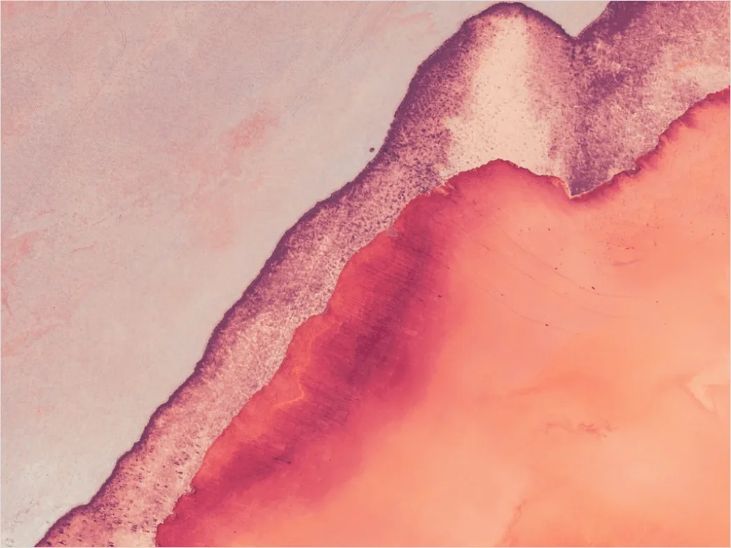 Detail Aerial Salt Flats Patterns Number 12
