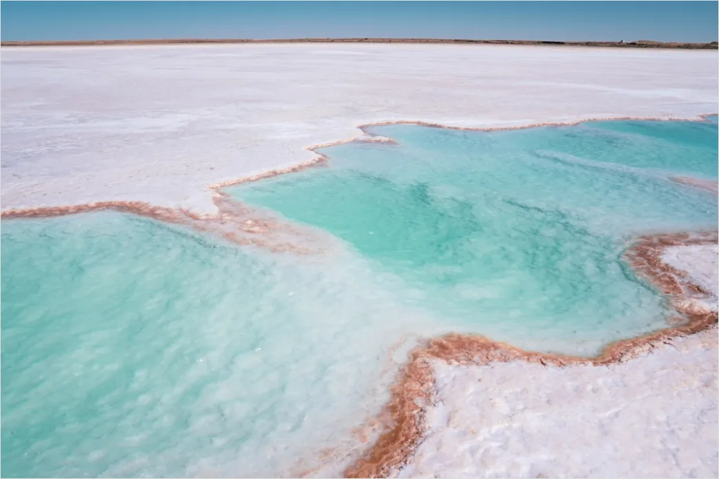 Detail Aerial Salt Lake Patterns Number 2