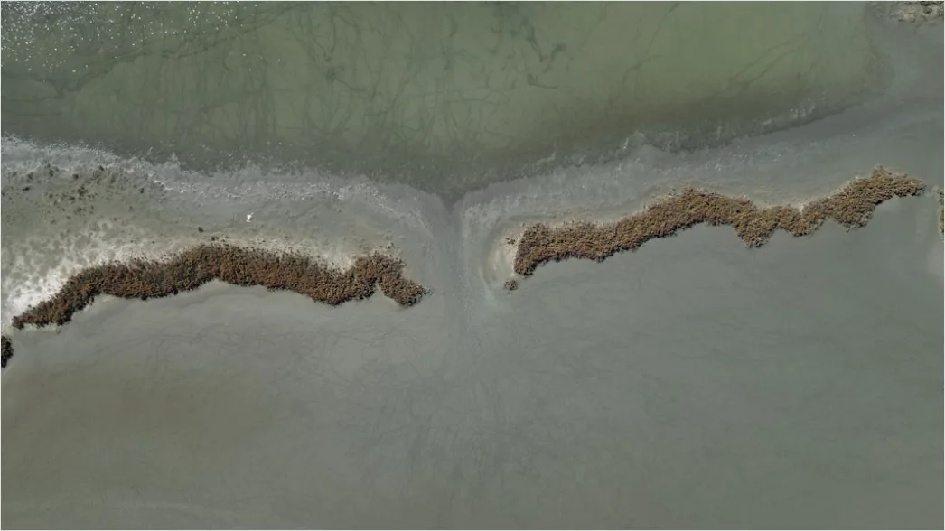 Detail Aerial Salt Lake Patterns Number 13
