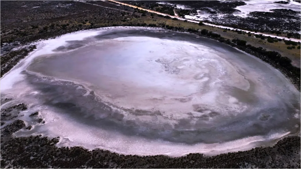 Detail Aerial Salt Lake Patterns Number 10