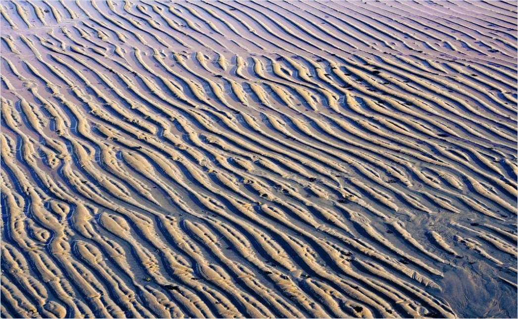 Detail Aerial Sand Dune Patterns Number 11