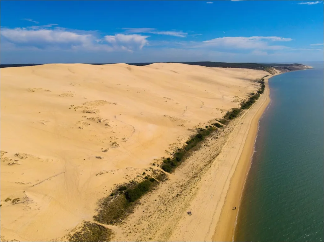 Detail Aerial Sand Dune Patterns Number 8