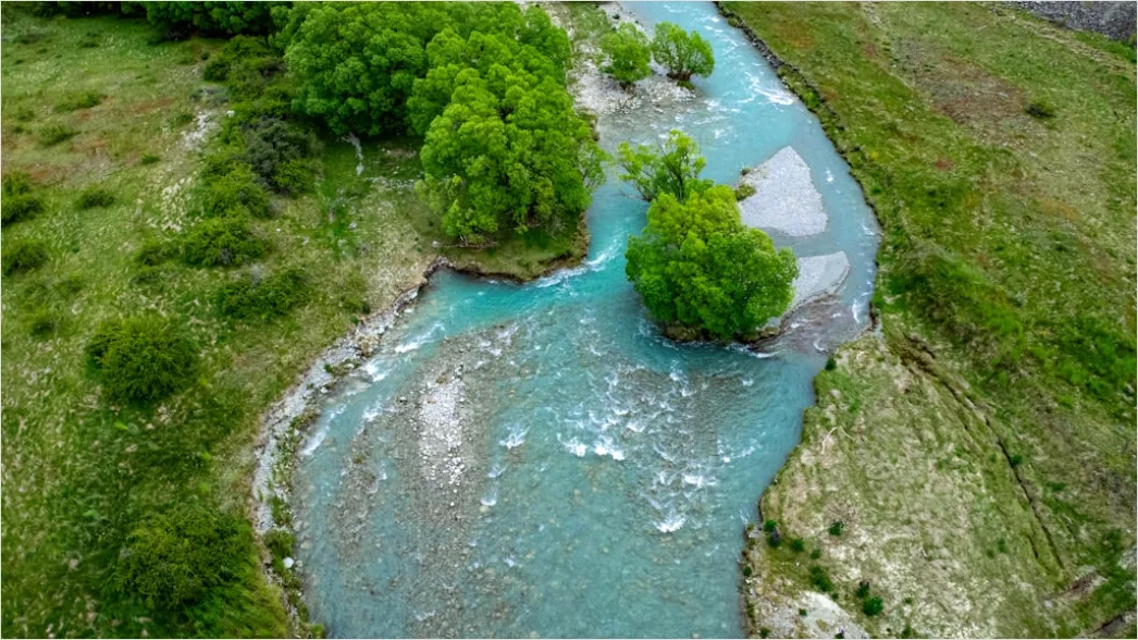 Detail Aerial Valley From Above Number 14