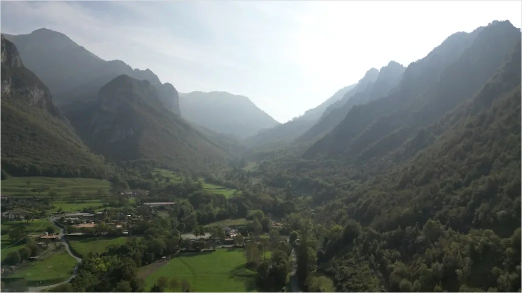 Detail Aerial Valley From Above Number 19